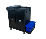 CARRO LINHA UTILITY ALL BLACK COM DUPLO FECHAMENTO E BASE INFERIOR PARA BALDE MICROFIBRA - KUNBER - Imagem 2