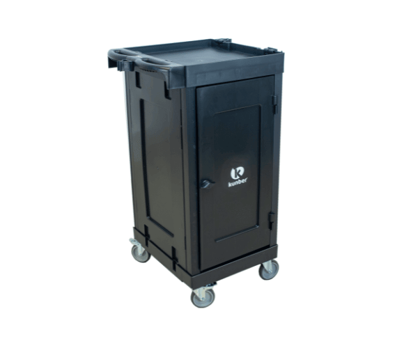 18302 Carro de limpeza compacto (1) CARRO COMPACTO LINHA UTILITY ALL BLACK COM FECHAMENTO - KUNBER - Imagem 1