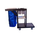 CARRO FUNCIONAL LINHA UTILITY ABERTO, PORTA BALDES E BOLSA AZUL - KUNBER - Imagem 2